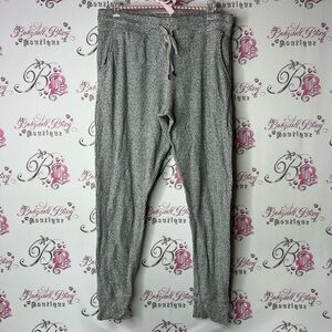 Papinelle pants waffle knit thermal lounge pants Gray Textured Lounge Pants